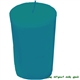 Tall wide Dark Teal cylindrical candle